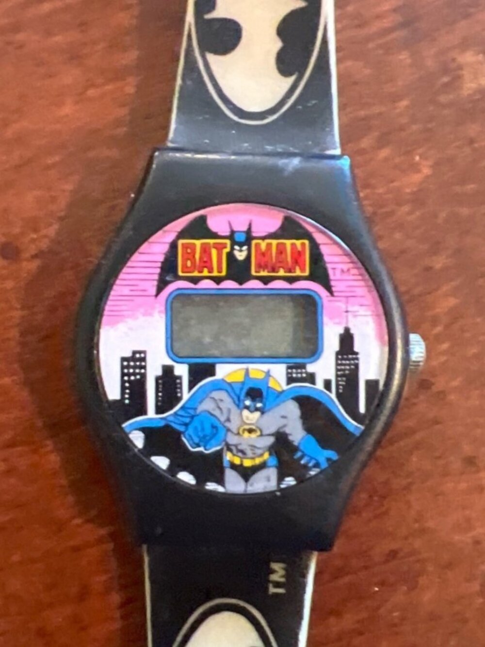 Batman Quintel digital 1989 vintage watch